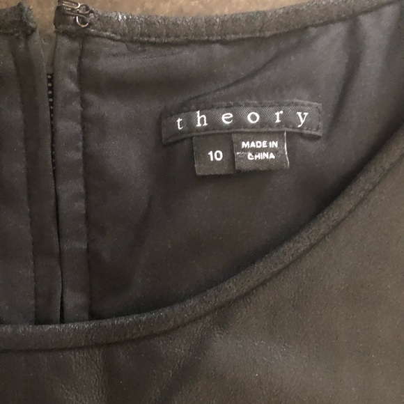 Theory ‘Tirionne C Dress with Leather Top’ - Picture 8 of 8